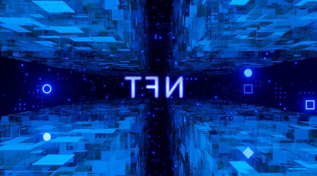 Blockchain nodes illustration